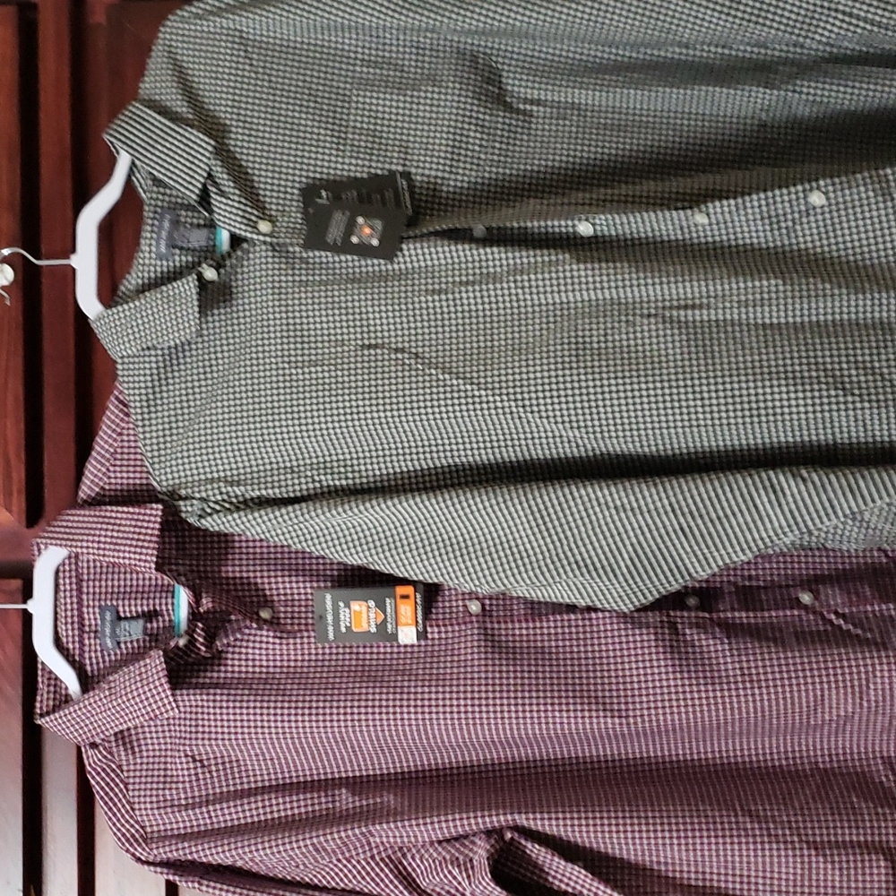 Mens Van Heusen long sleeve dress shirts XXL